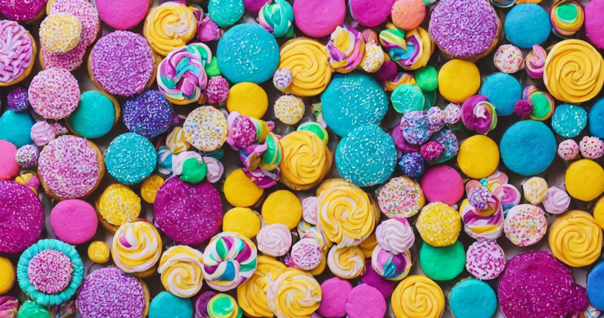 Fra blå til pink: Oplev Sugarflairs store udvalg af pastafarver